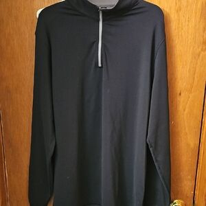 Peter Millar Charcoal Quarter-Zip Pullover